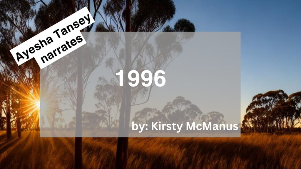 Ayesha Tansey Narrates 1996 by Kirsty McManus